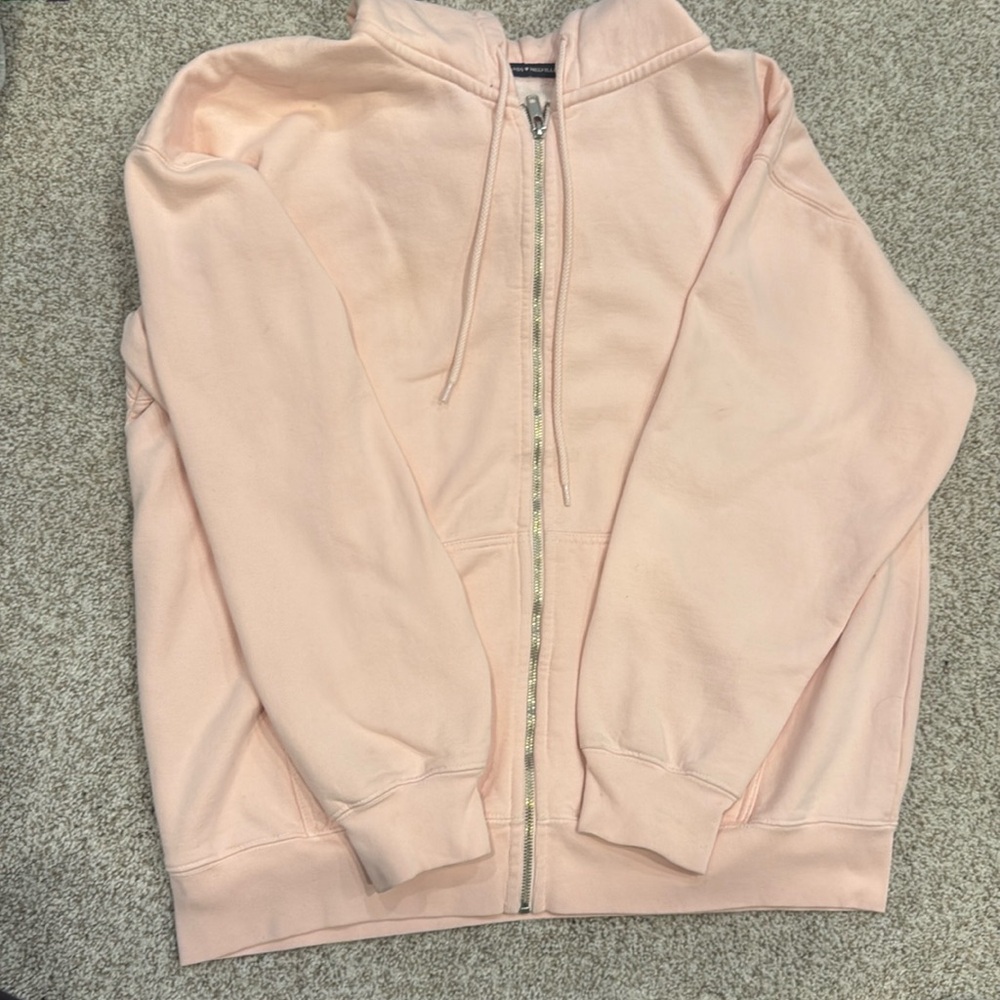 Brandy Melville zip up pink